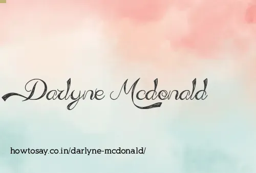 Darlyne Mcdonald