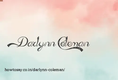 Darlynn Coleman