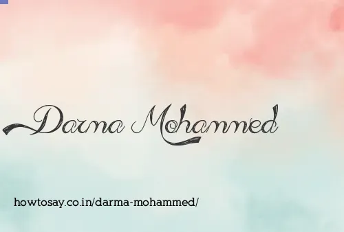 Darma Mohammed