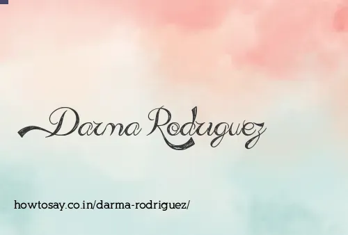 Darma Rodriguez