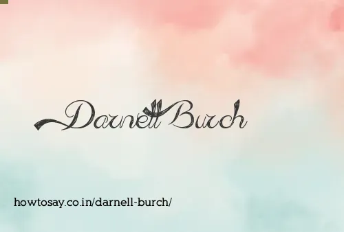 Darnell Burch