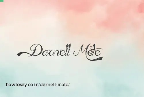 Darnell Mote