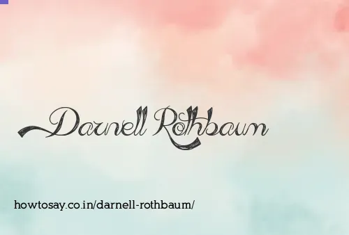 Darnell Rothbaum