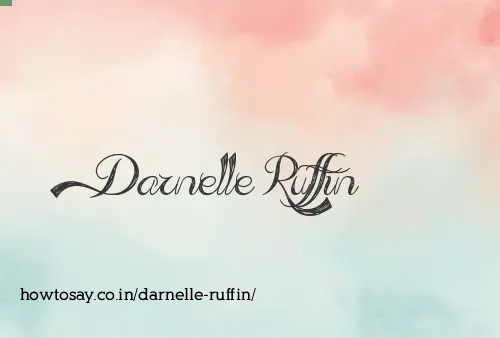 Darnelle Ruffin