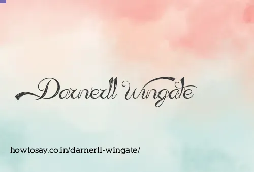 Darnerll Wingate