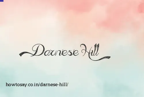 Darnese Hill
