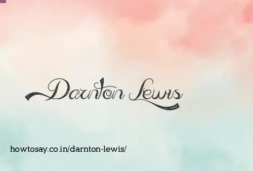 Darnton Lewis