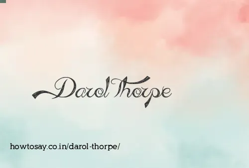 Darol Thorpe