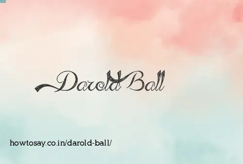 Darold Ball