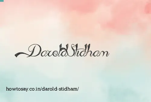 Darold Stidham