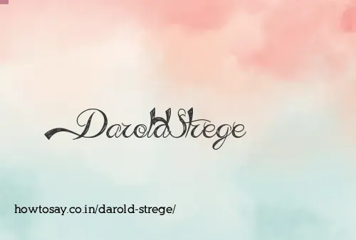 Darold Strege