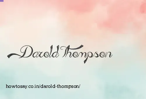 Darold Thompson