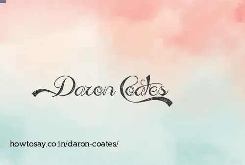 Daron Coates