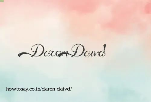 Daron Daivd