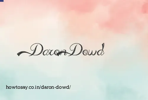Daron Dowd