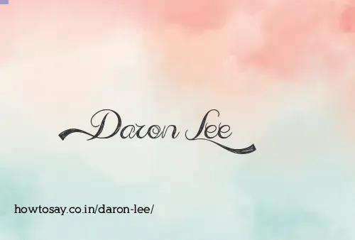 Daron Lee