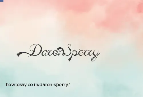Daron Sperry