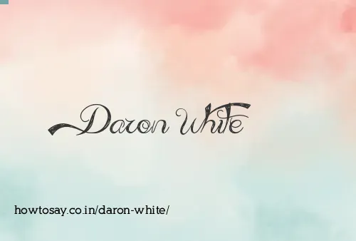 Daron White