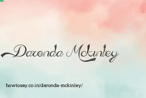 Daronda Mckinley