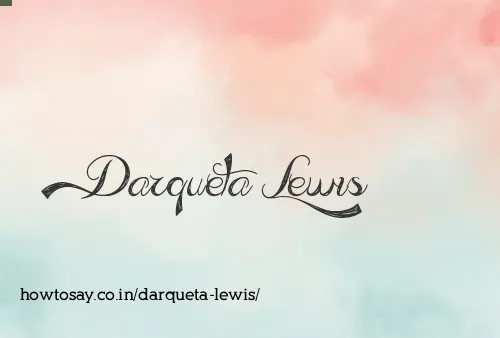 Darqueta Lewis