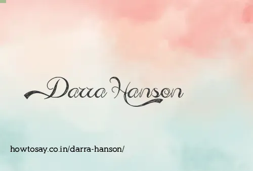 Darra Hanson