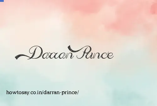 Darran Prince