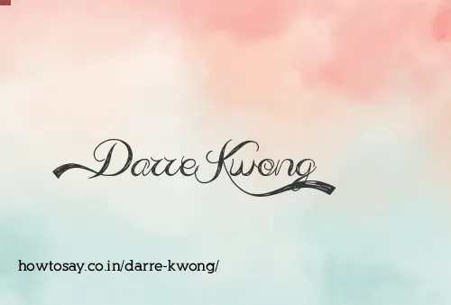 Darre Kwong
