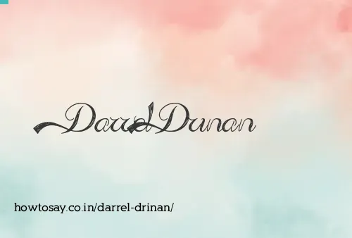 Darrel Drinan