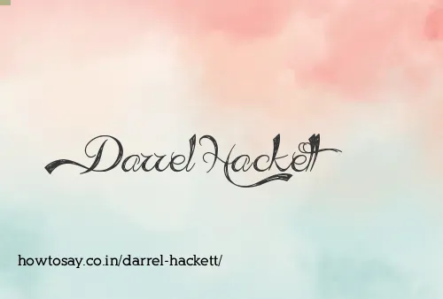 Darrel Hackett