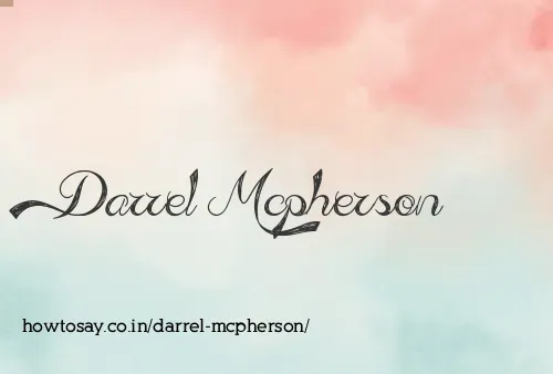 Darrel Mcpherson