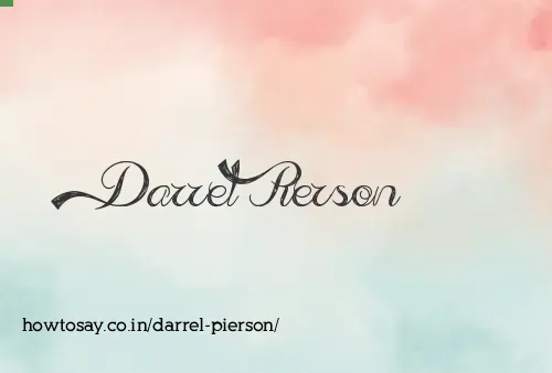 Darrel Pierson