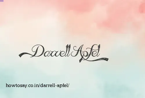 Darrell Apfel