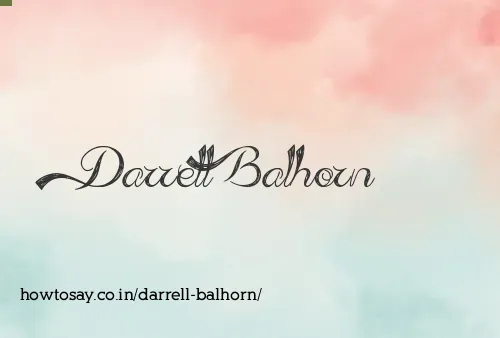 Darrell Balhorn