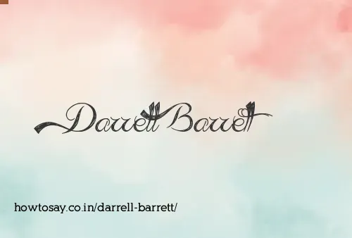 Darrell Barrett