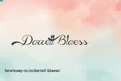 Darrell Blaess