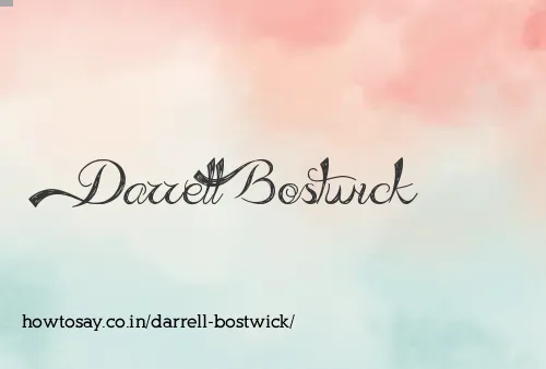 Darrell Bostwick