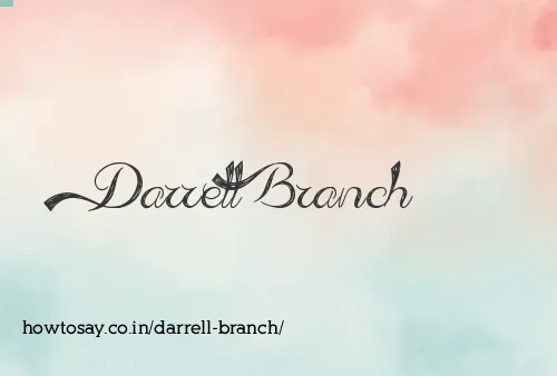 Darrell Branch