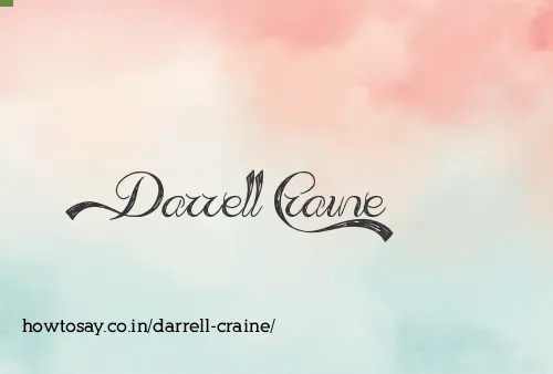 Darrell Craine
