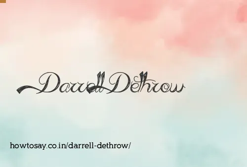 Darrell Dethrow