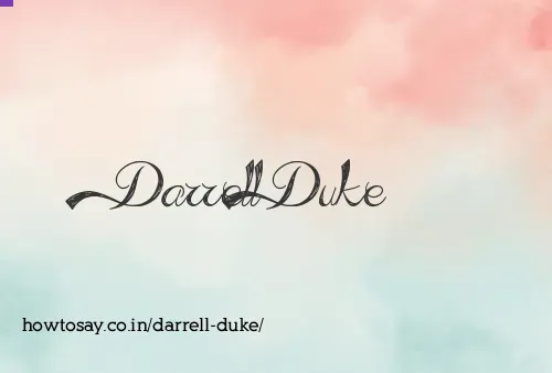 Darrell Duke