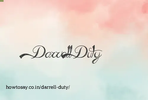 Darrell Duty