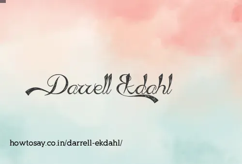 Darrell Ekdahl