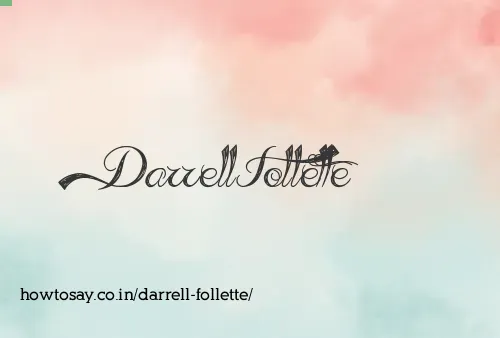 Darrell Follette