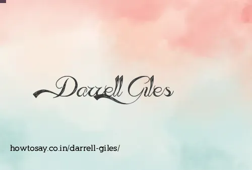 Darrell Giles