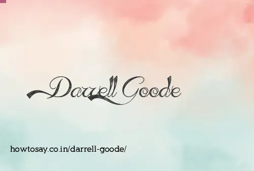 Darrell Goode