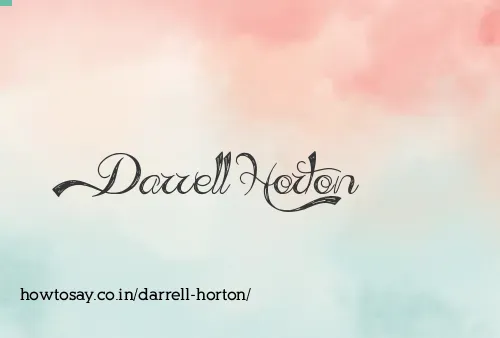 Darrell Horton