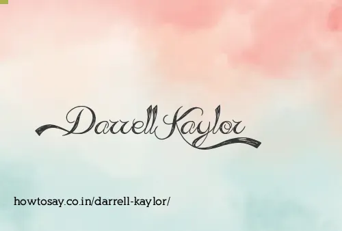 Darrell Kaylor