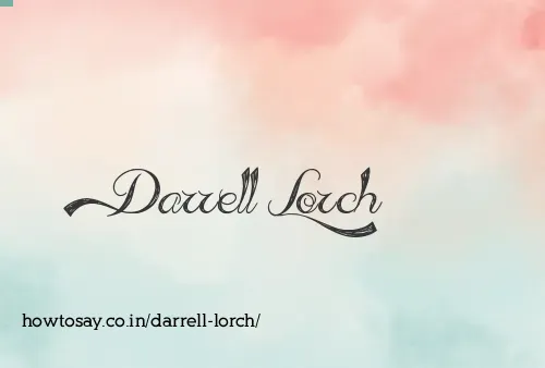 Darrell Lorch