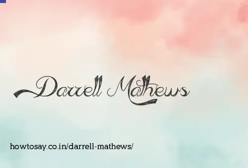 Darrell Mathews