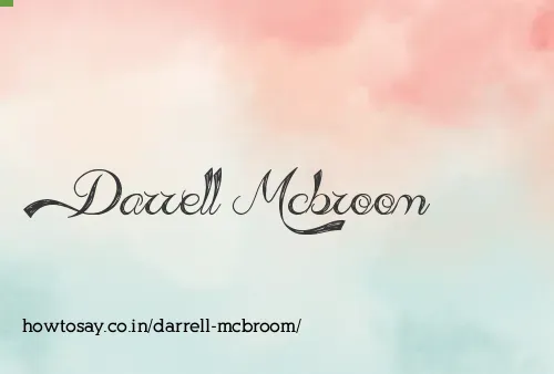 Darrell Mcbroom
